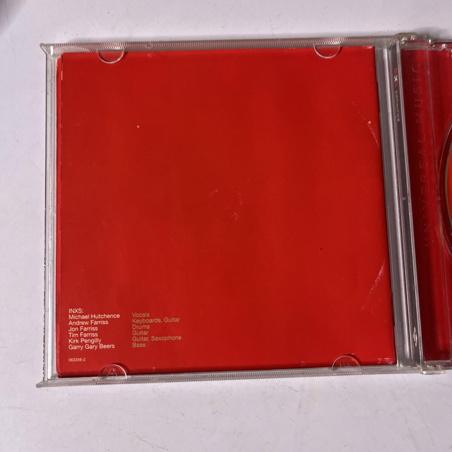 INXS – Definitive (CD, 2002) Album 063356-2