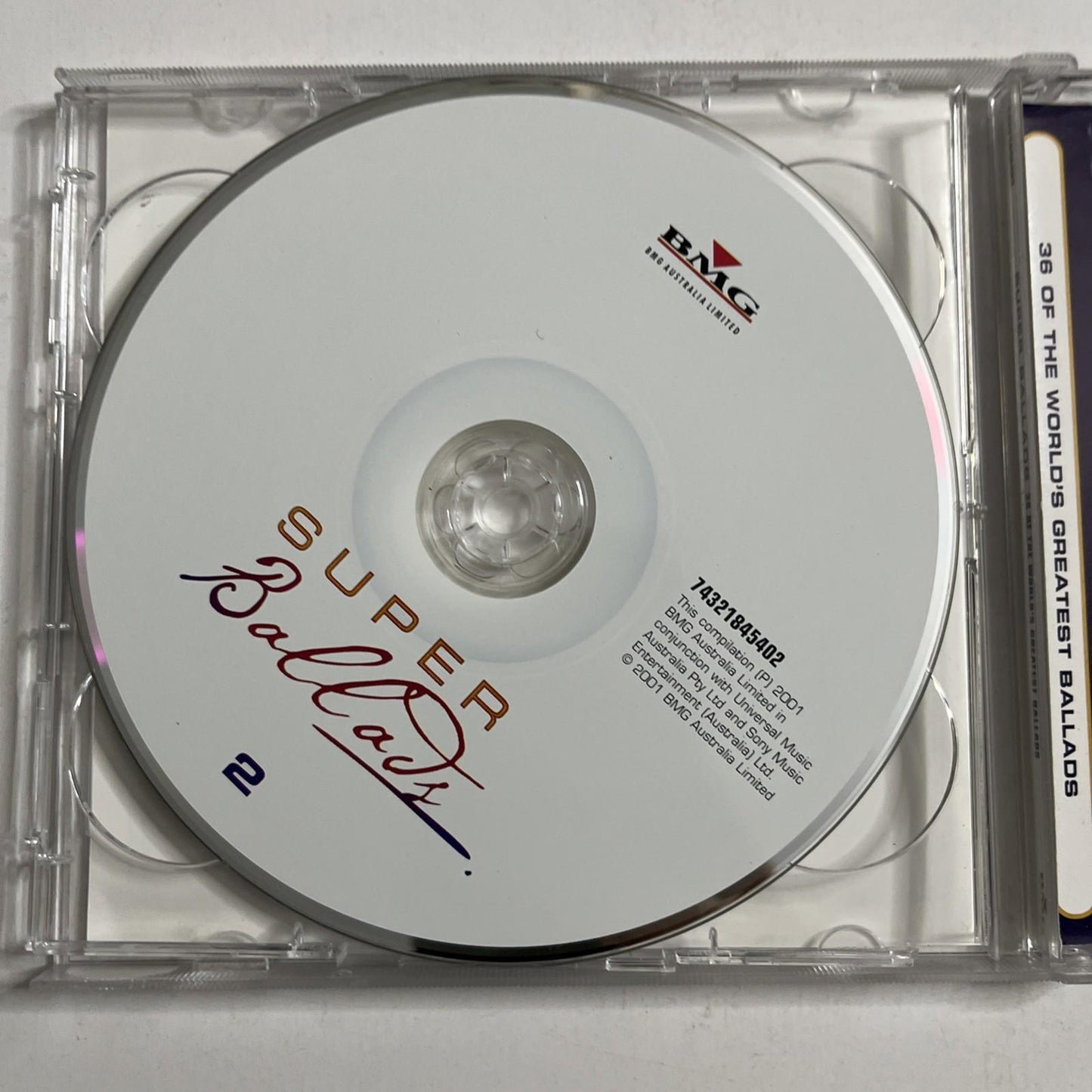 Various – Super Ballads (CD, 2001) Australia 2-Discs 74321845402