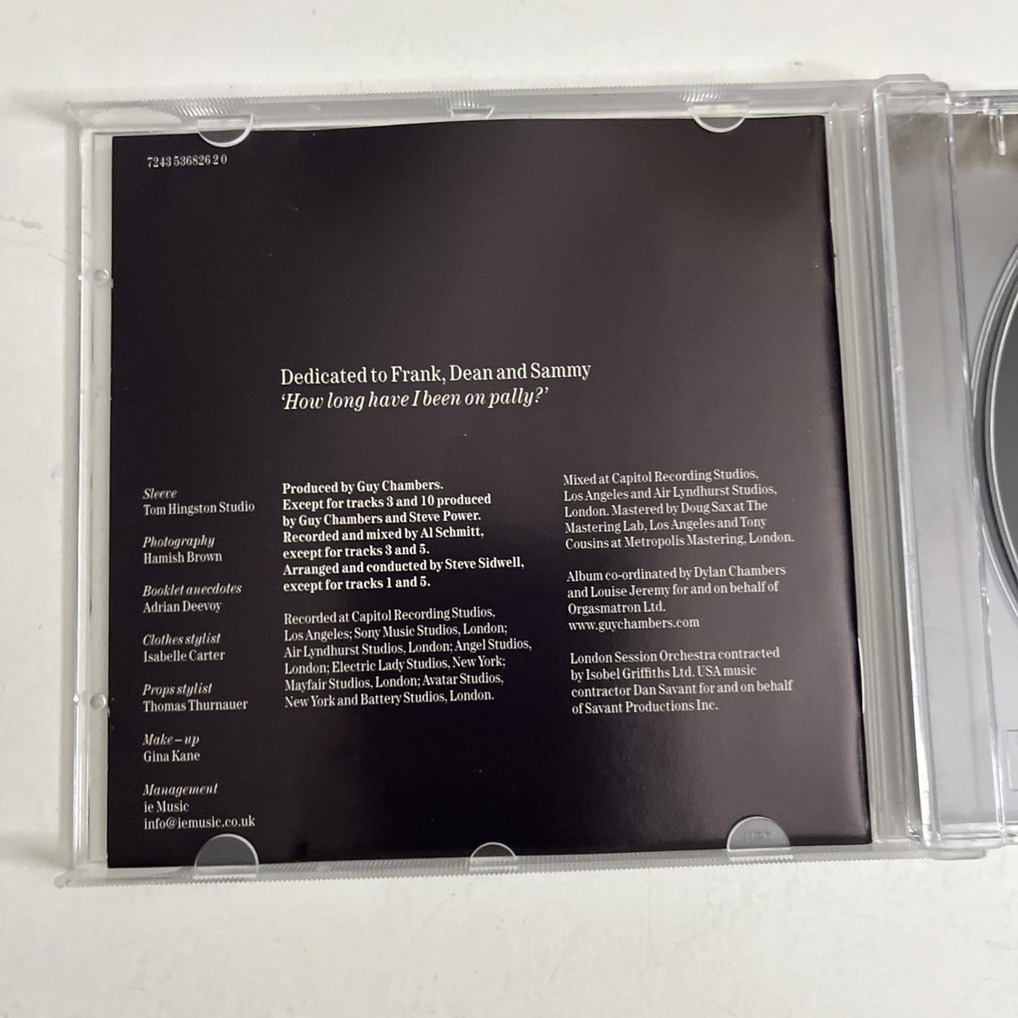 Robbie Williams – Swing When You're Winning (CD, 2001)