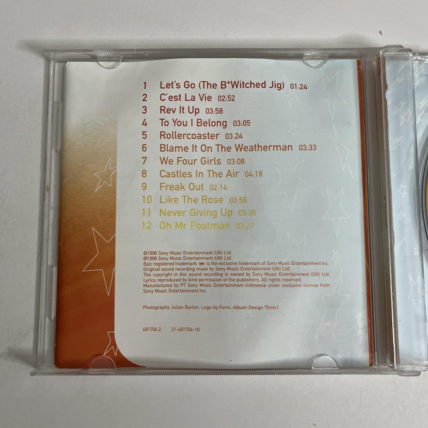 B*Witched – B*Witched (CD, 1998) 491704 2