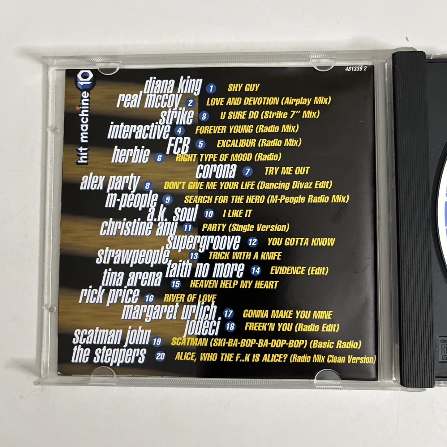 Various – Hit Machine 10 (CD, 1995) Australia 481339 2