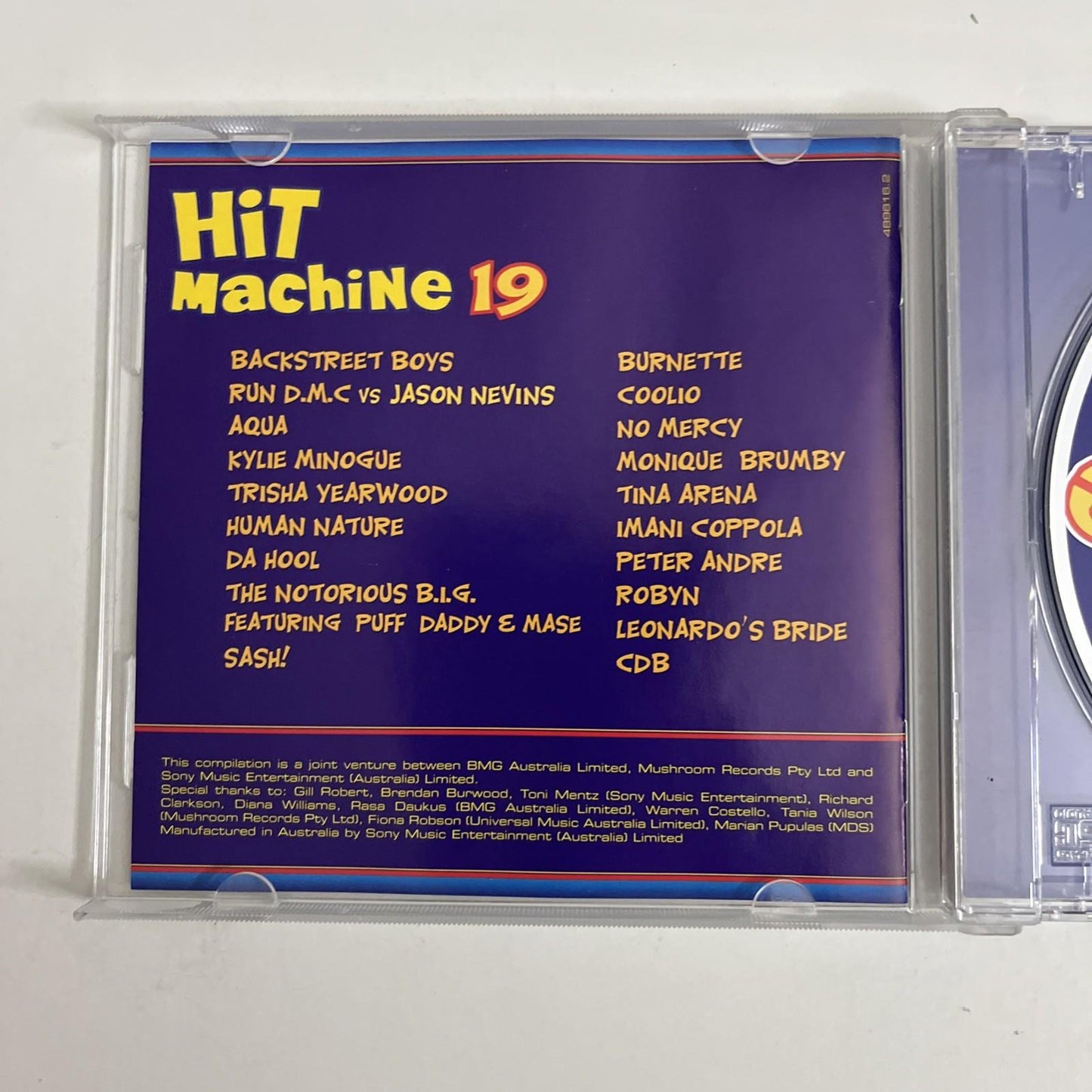 Various – Hit Machine 19 (CD, 1998) Australia 489616.2