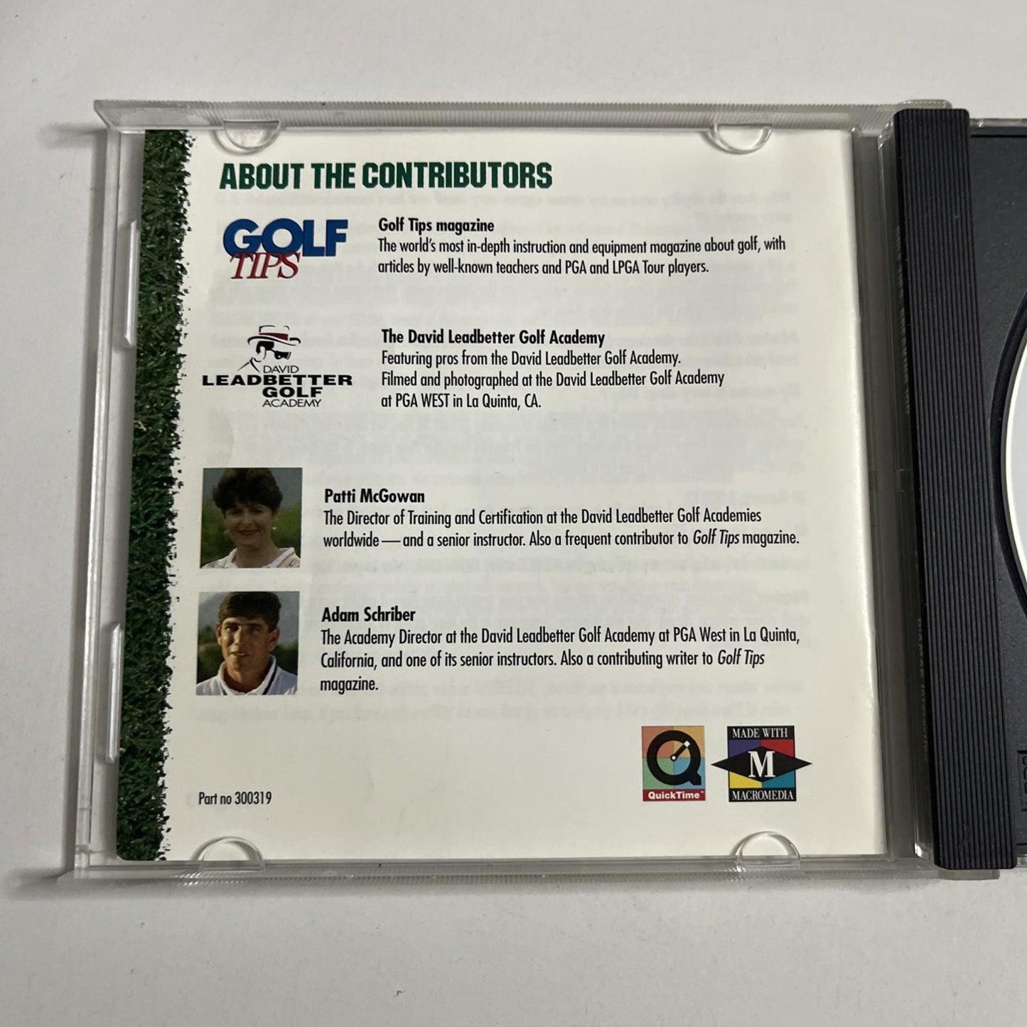 Golf Tips: Breaking 100 For The Beginner to Intermediate Golfer PC CD-ROM Window