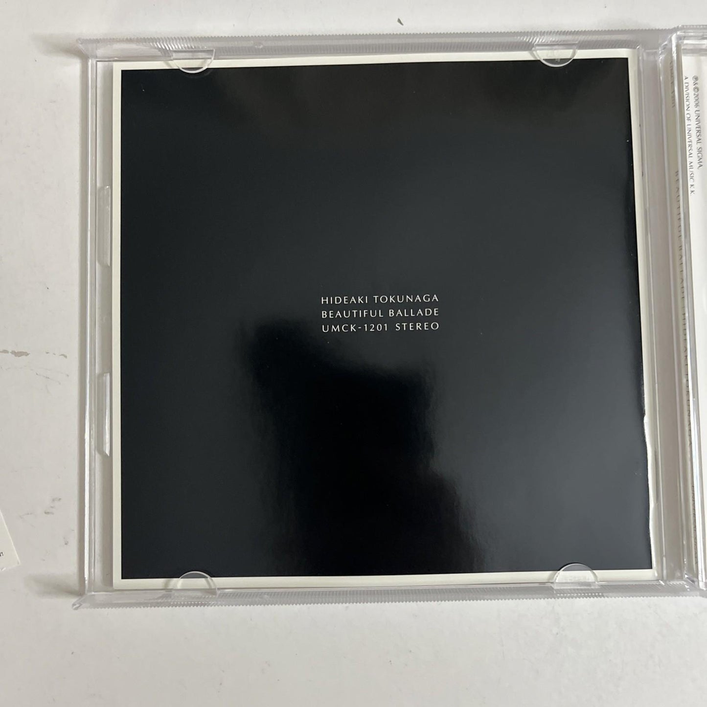 Hideaki Tokunaga – Beautiful Ballade (CD, 2006) Japan Obi UMCK-1201