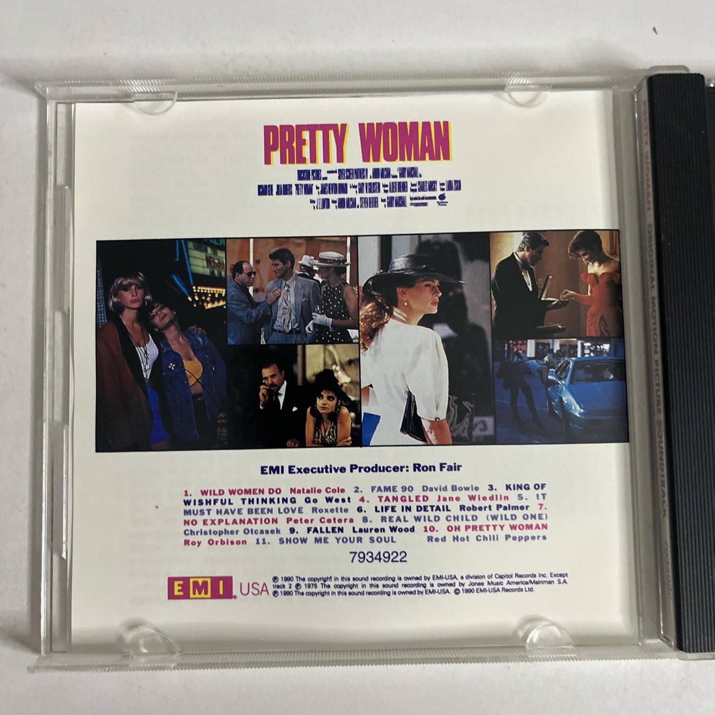 Pretty Woman (Original Motion Picture Soundtrack) (CD, 1990) US CDP-593492