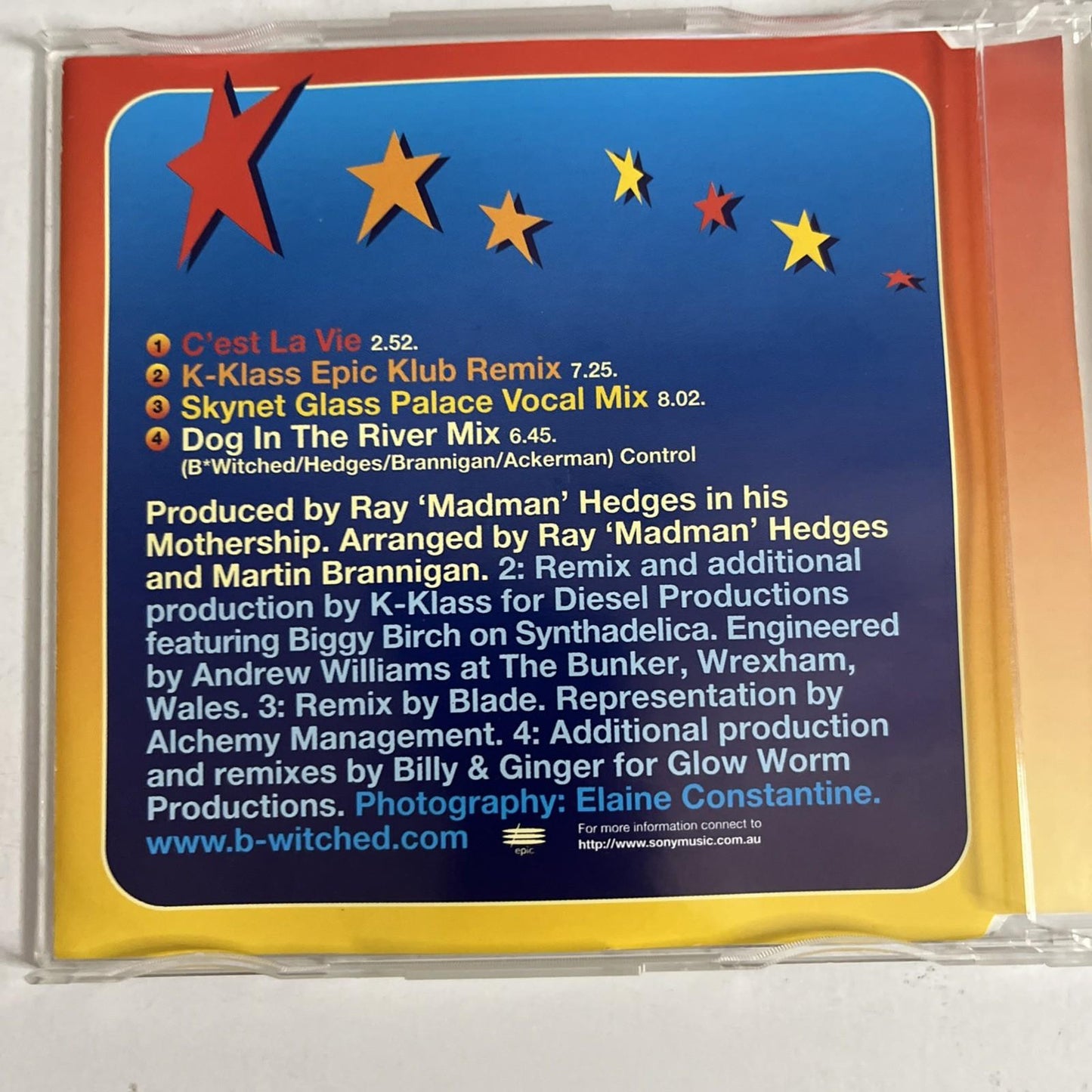 B*Witched – C'est La Vie (CD, 1998) Australia 666078 2