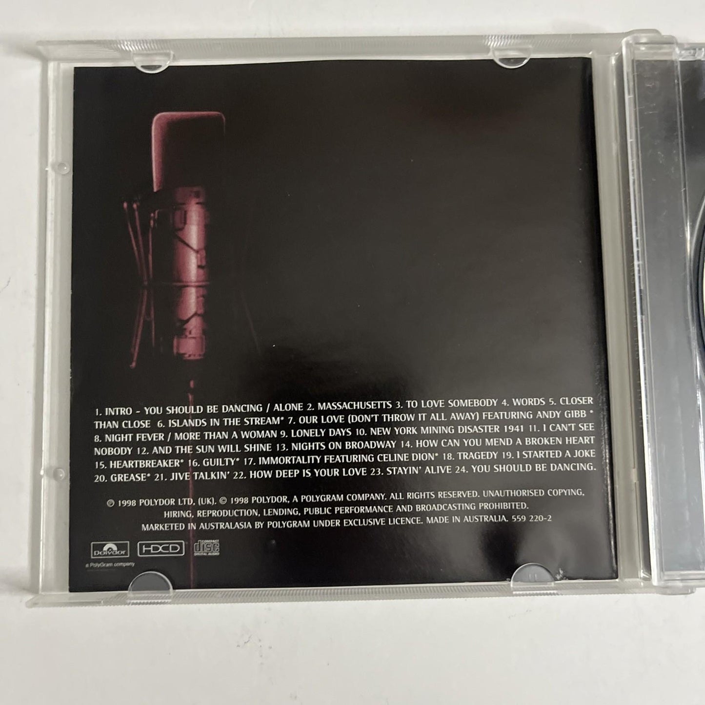Bee Gees – One Night Only (CD, 1998) Australia 559 220-2