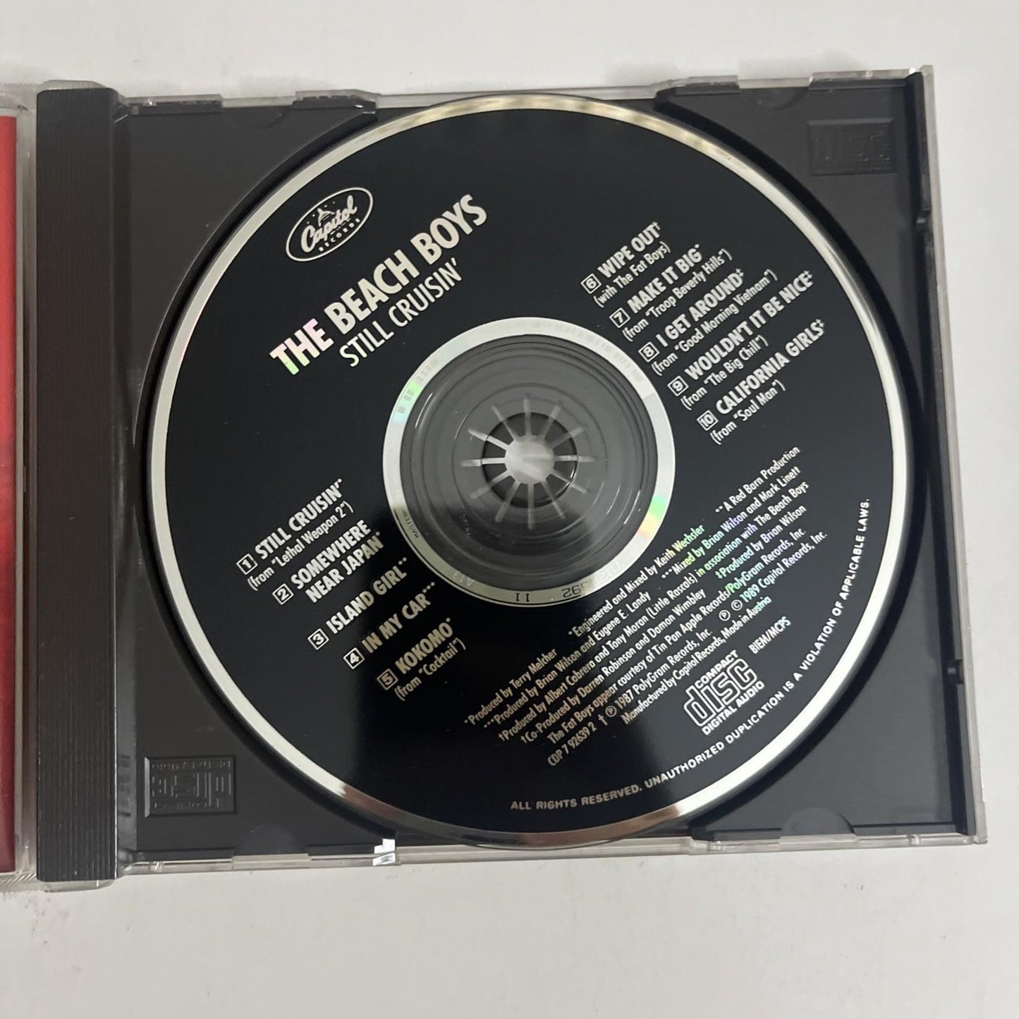 The Beach Boys – Still Cruisin' (CD, 1989) Europe CDP 7 92639 2