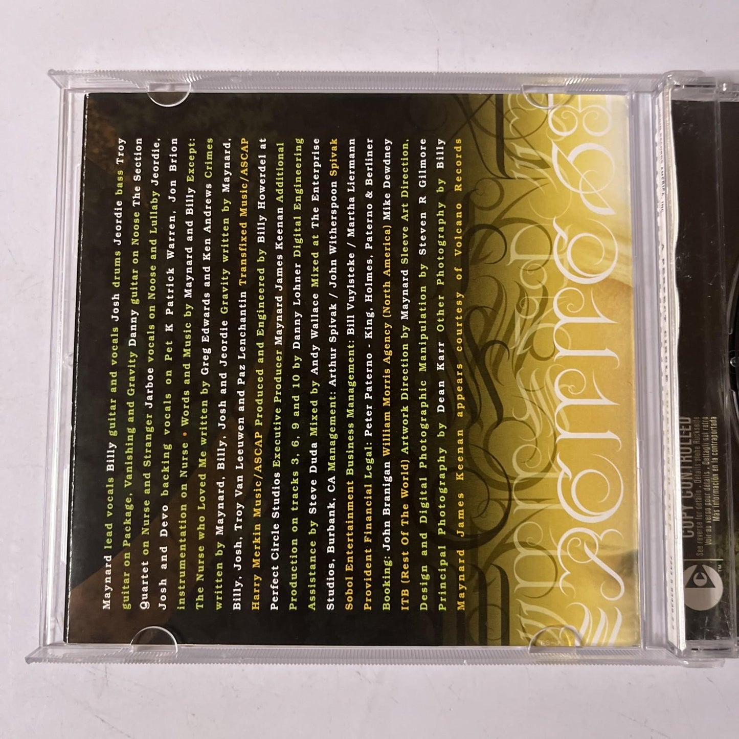 A Perfect Circle – Thirteenth Step (CD, 2003) Europe 7243 5 83439 2 2