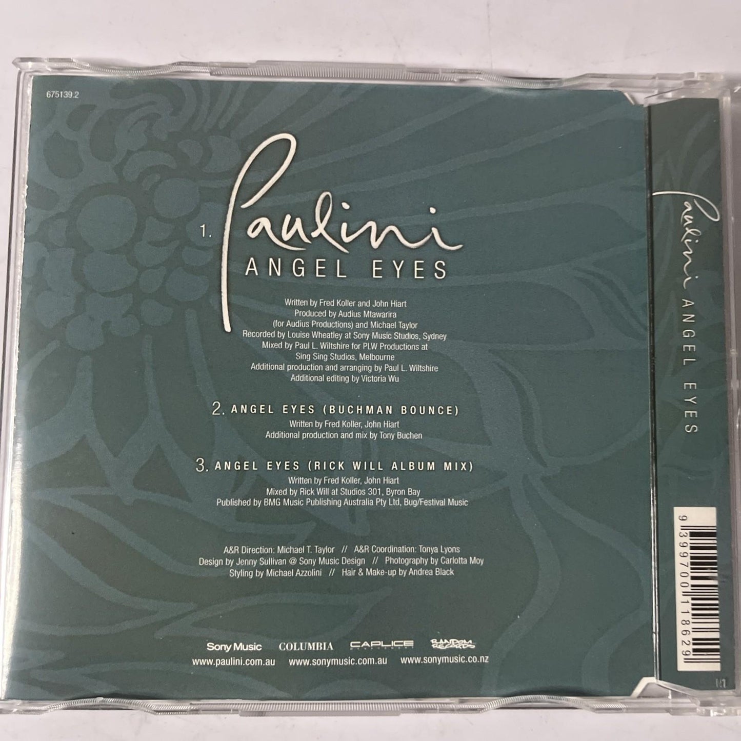 Paulini – Angel Eyes (CD, 2004) Australia 675139.2