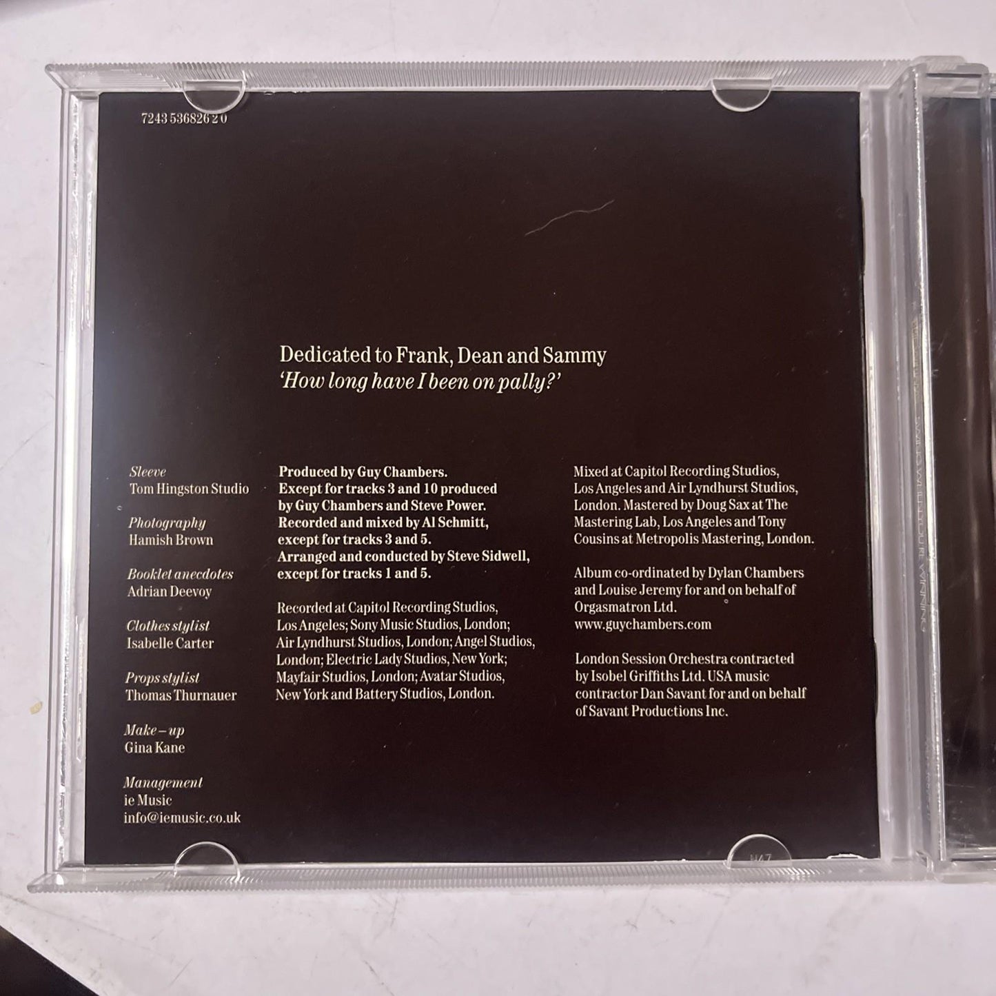 Robbie Williams – Swing When You're Winning (CD, 2001) Australia