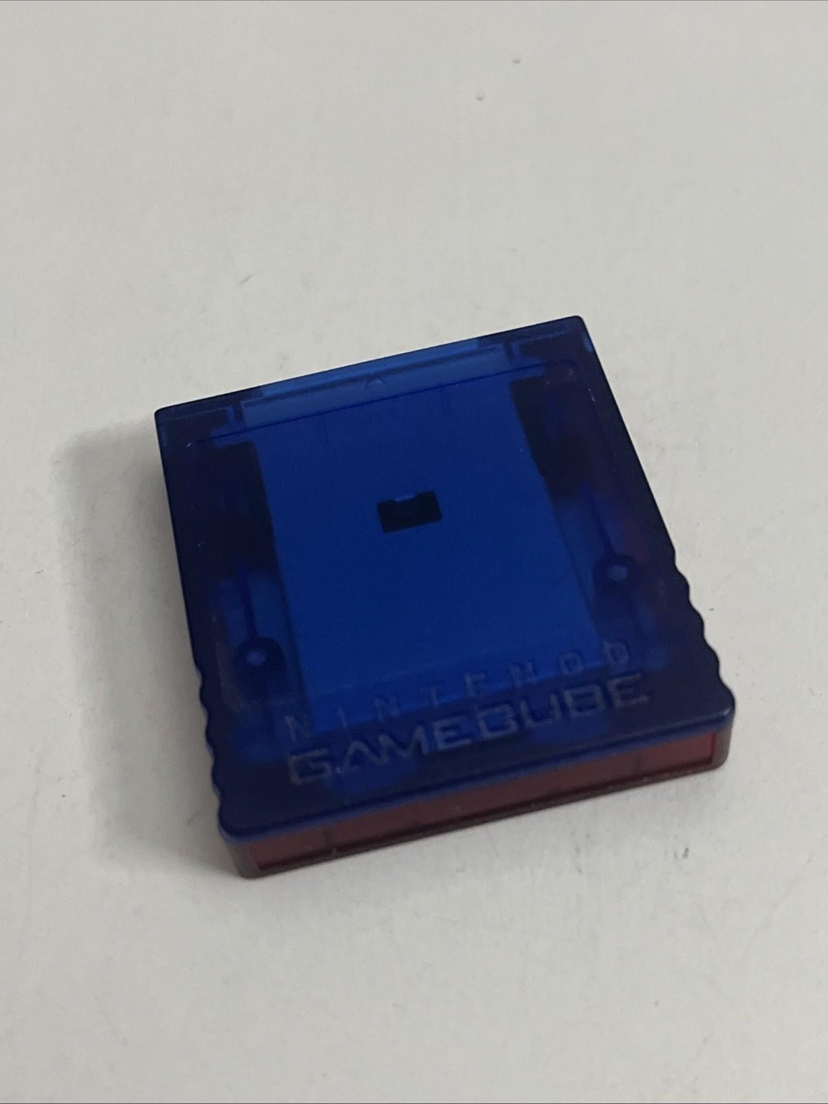 Official Nintendo Pokemon Blue Red GameCube Memory Card DOL-008 Made In Japan