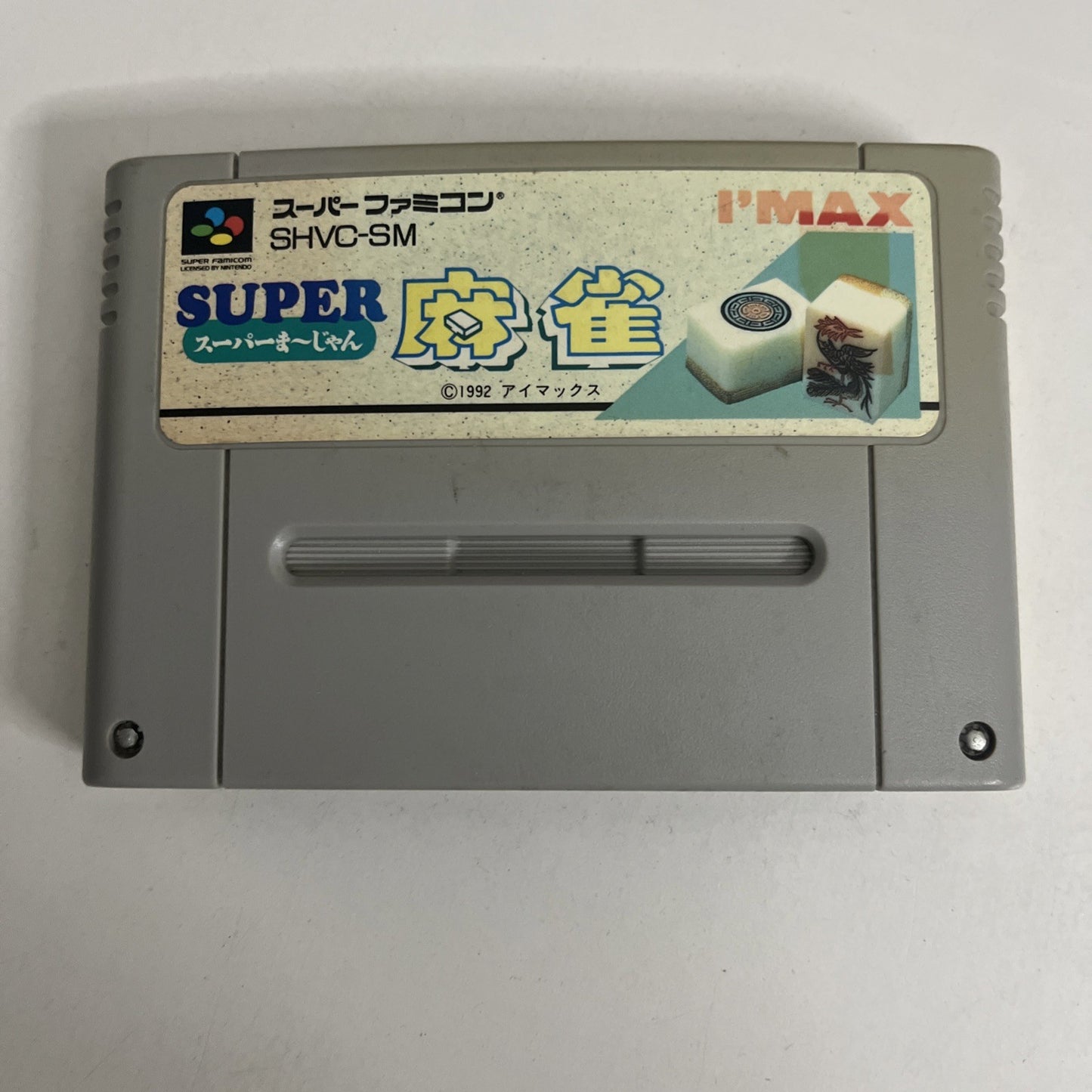 Super Mahjong Nintendo Super Famicom NTSC-J Japanese Game SHVC-SM