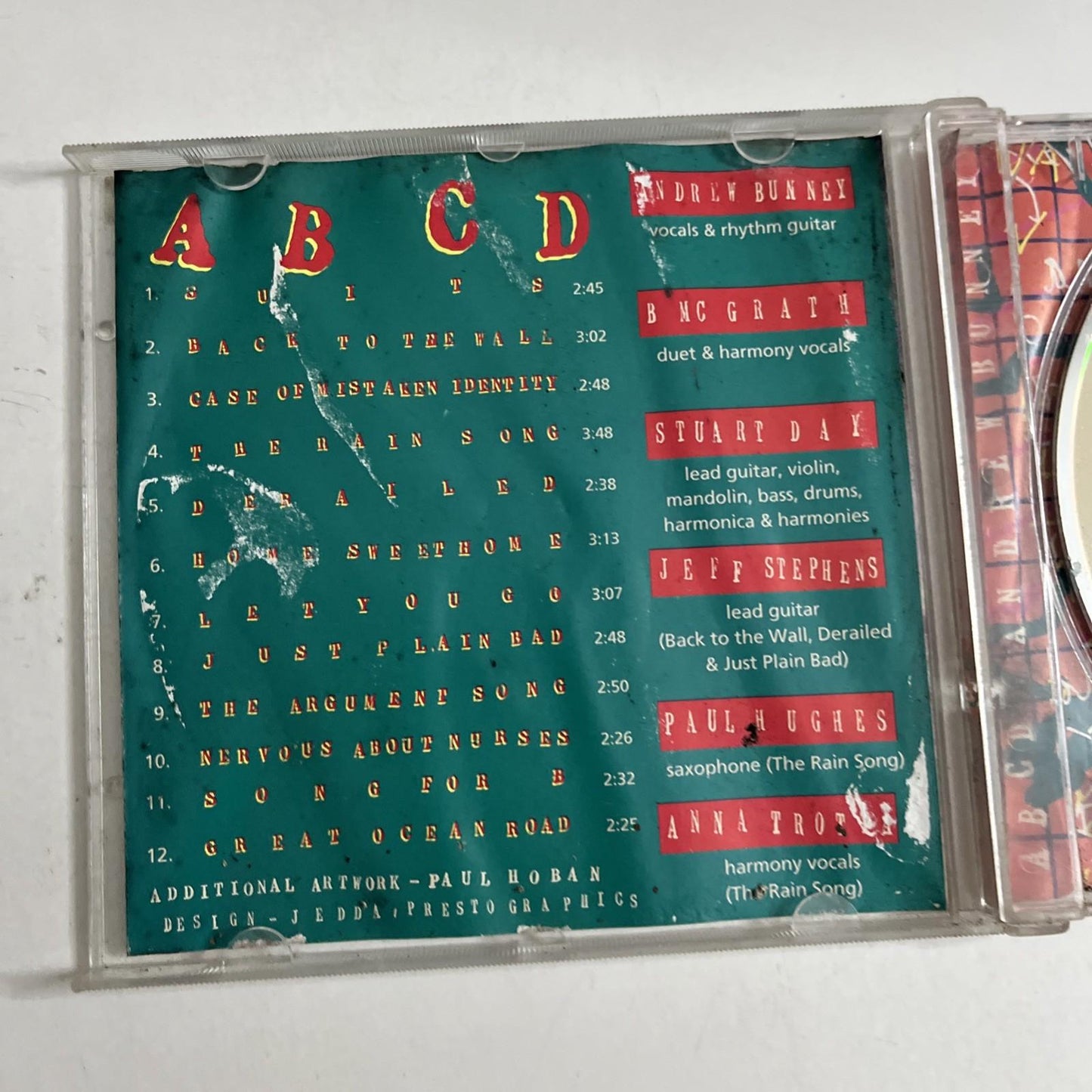 Andrew Bunney – ABCD (CD, 1997) Australia BAS006