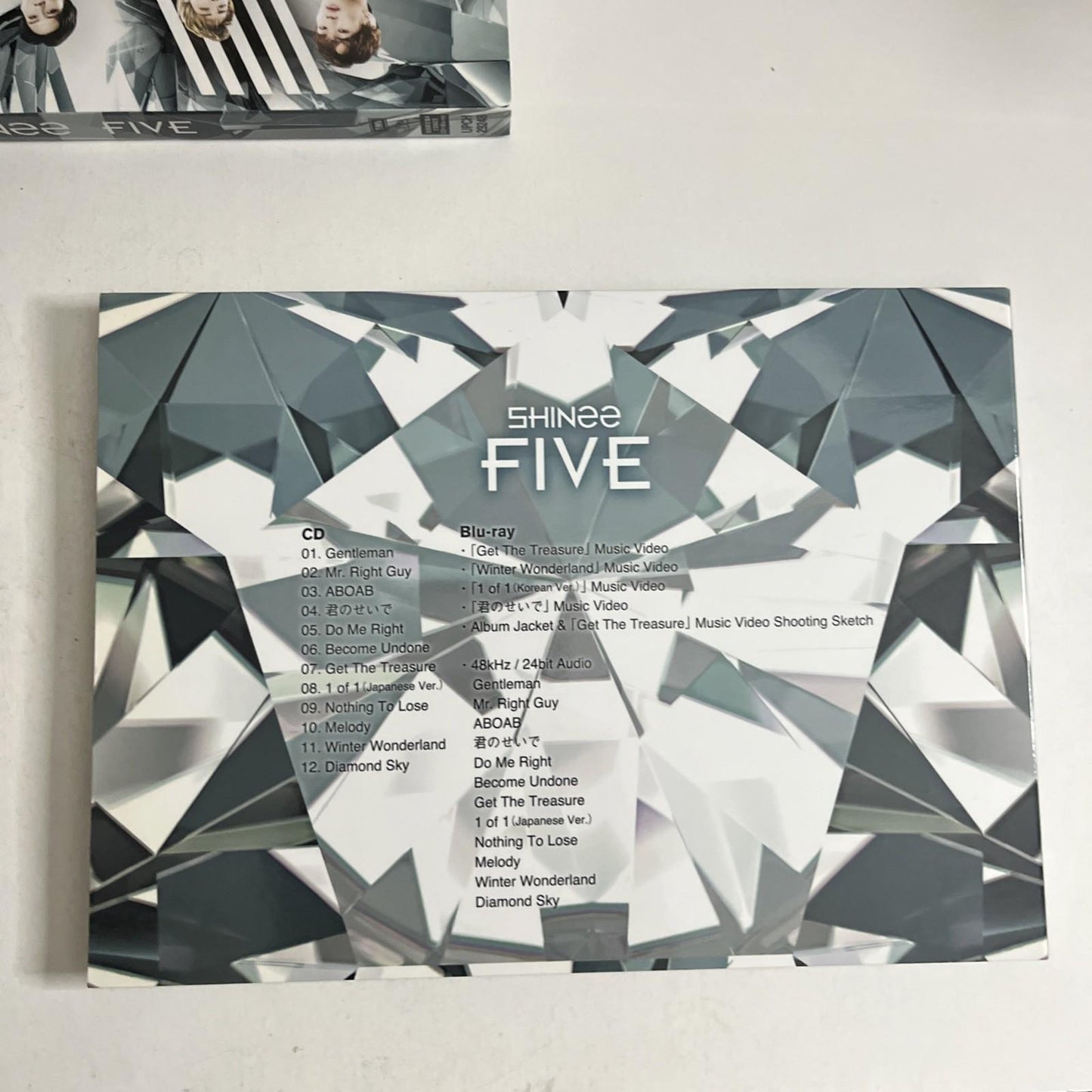 SHINee – Five (CD + Blu-ray, 2017, 2-Disc) Japan Obi UPCH-29248