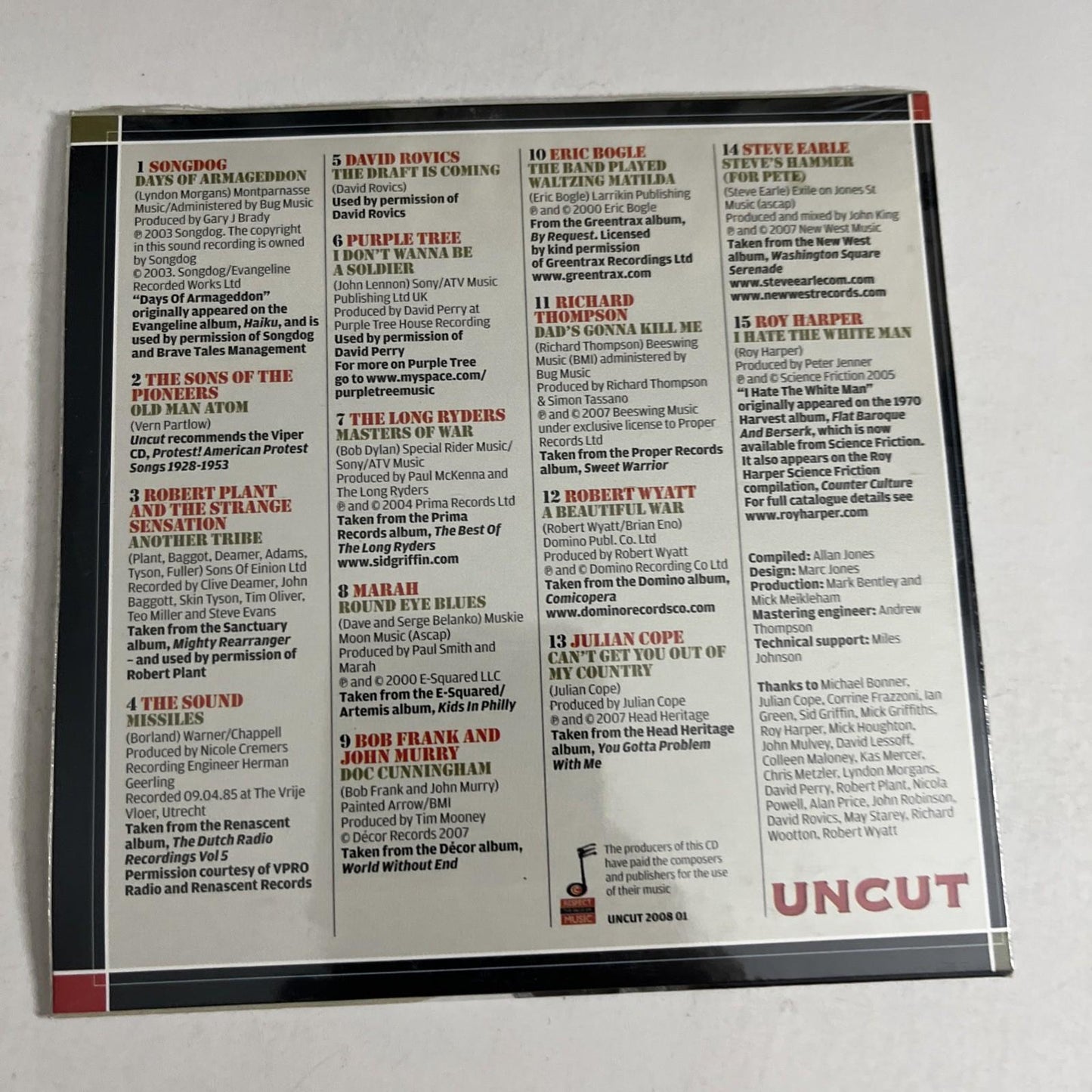 Give Peace A Chance! (15 Anti-War Protest Dedicated To John Lennon) (CD) NEW