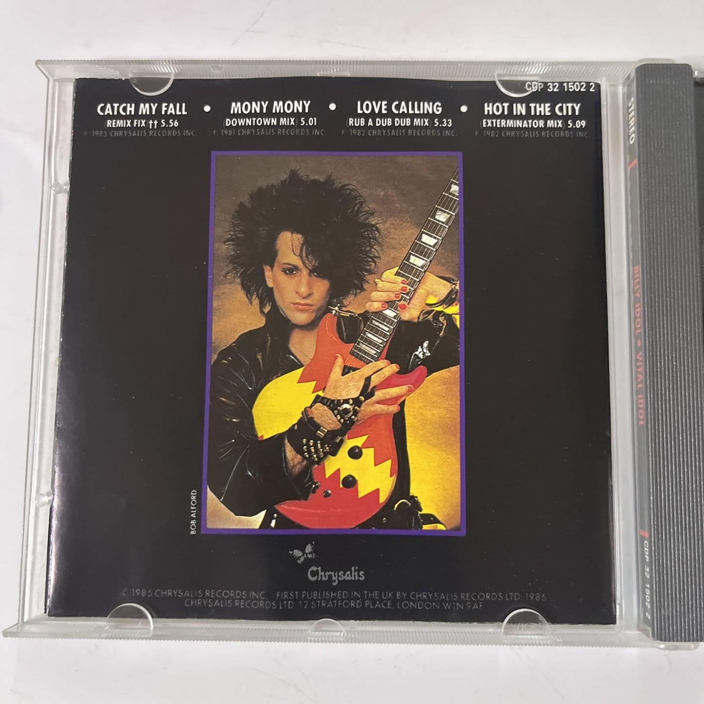 Billy Idol – Vital Idol (CD, 1985) UK CDP 32 1502 2