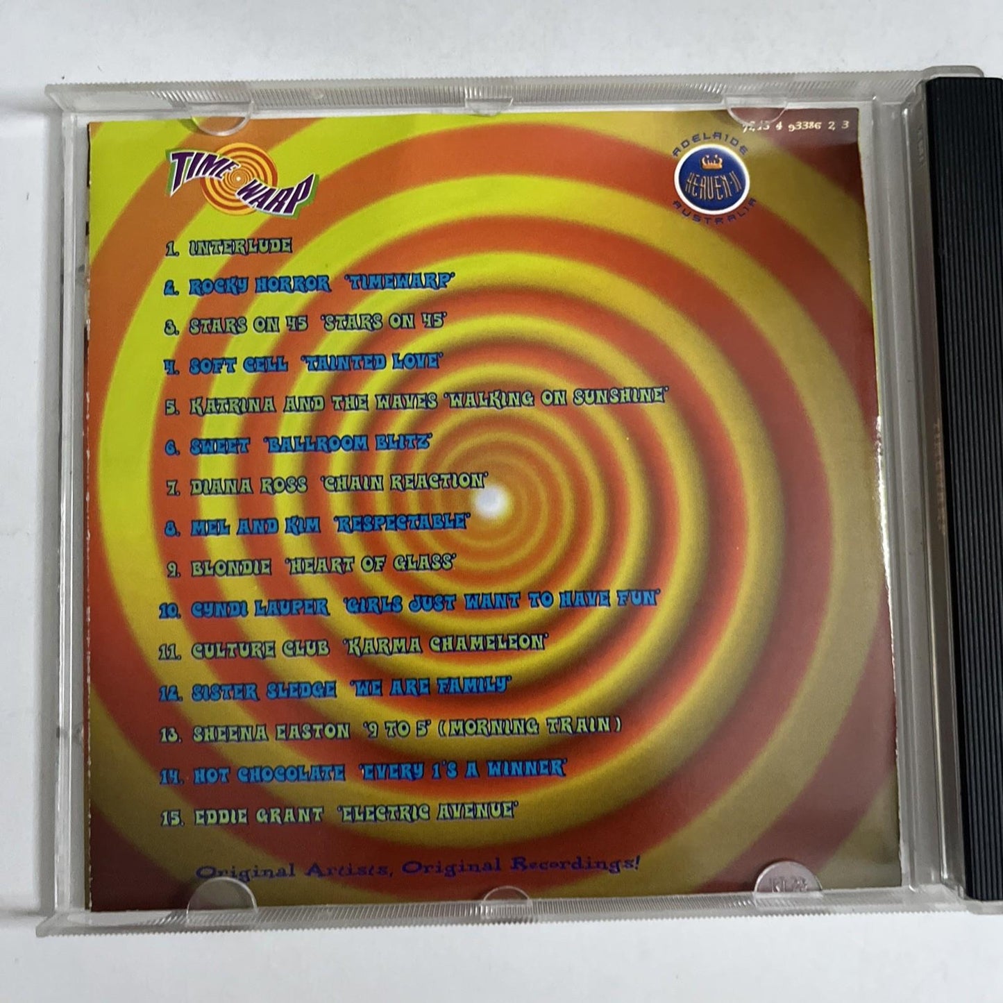 Various – Timewarp (CD, 1998) Australia 4933862