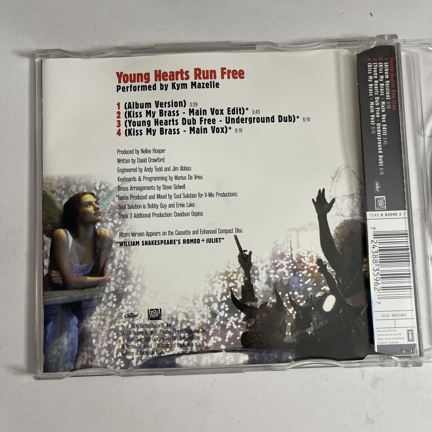 Kym Mazelle – Young Hearts Run Free (CD, 1996) Australasia 7243 8 83596 2 7