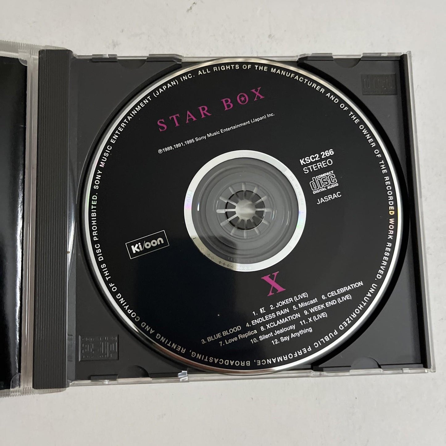 X Japan – Star Box (CD, 1999) Japan KSC2 266