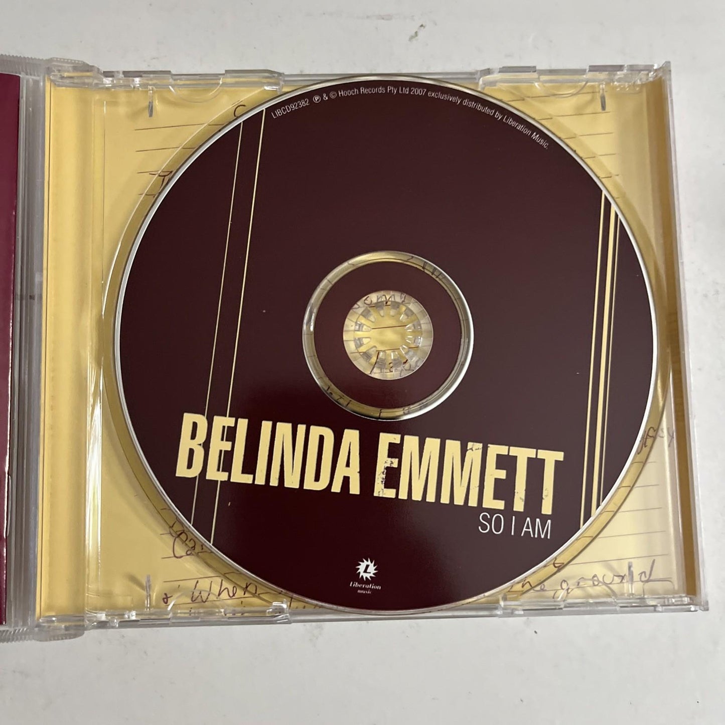 Belinda Emmett – So I Am (CD, 2007) Australia LIBCD92382