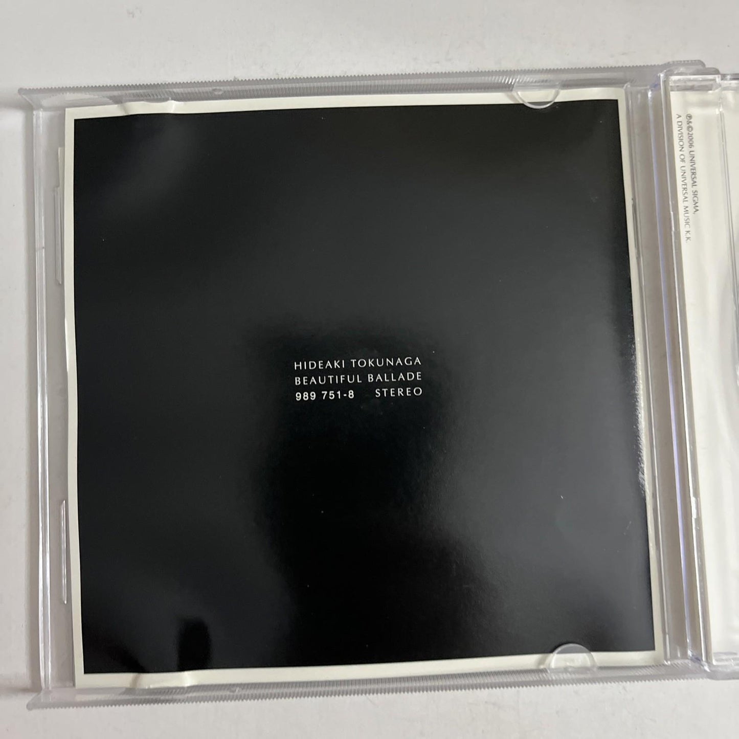 Hideaki Tokunaga – Beautiful Ballade (CD, 2006) Japan
