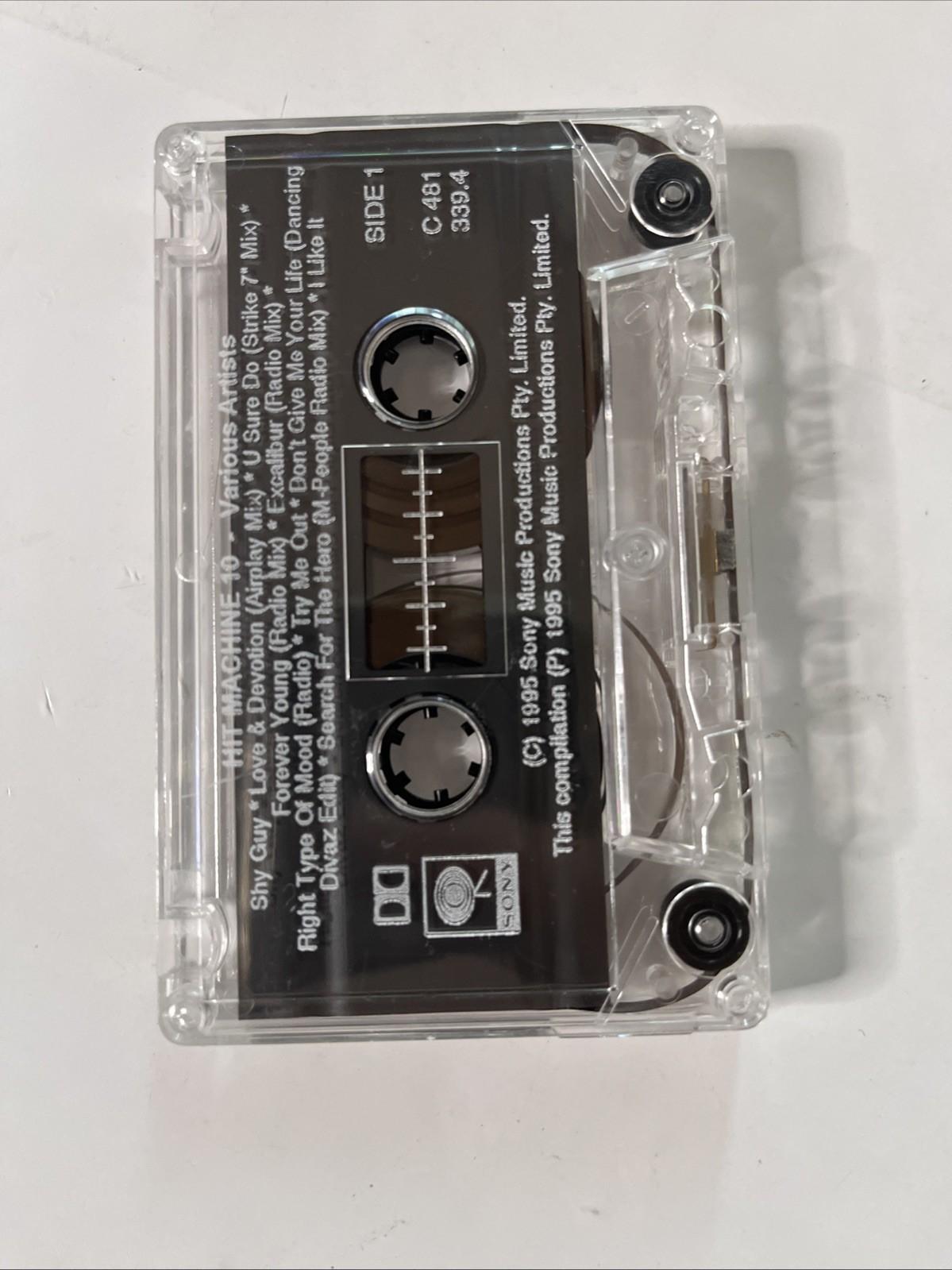 Various – Hit Machine 10 (Cassette, 1995) Australia 481339 4