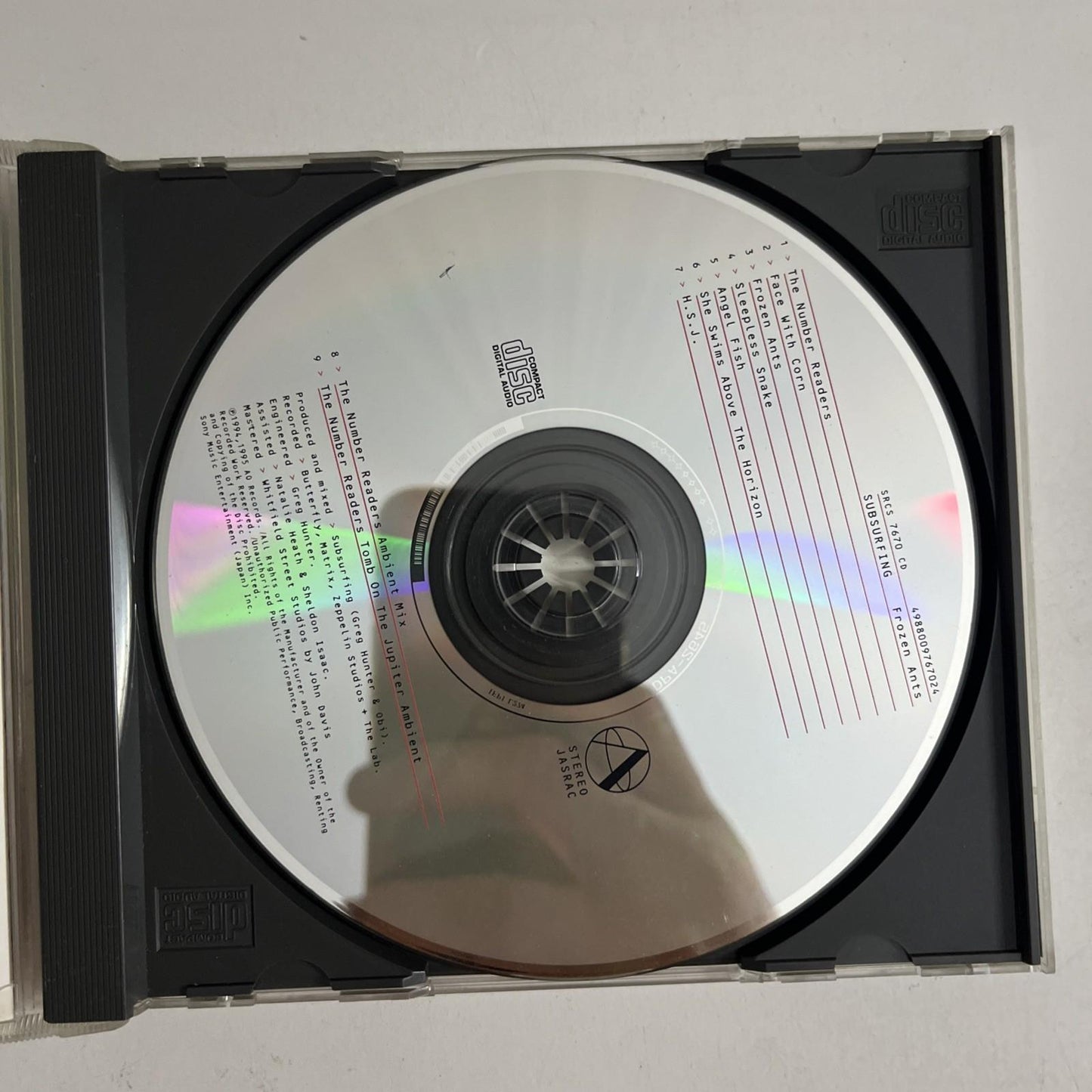 SubSurfing – Frozen Ants (CD, 1995) Japan Obi, Bonus Track SRCS 7670