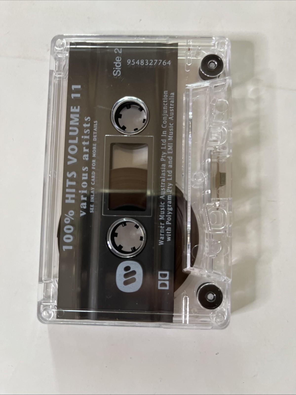 Various – 100% Hits Volume 11 (Cassette, 1994) Australia 9548327764