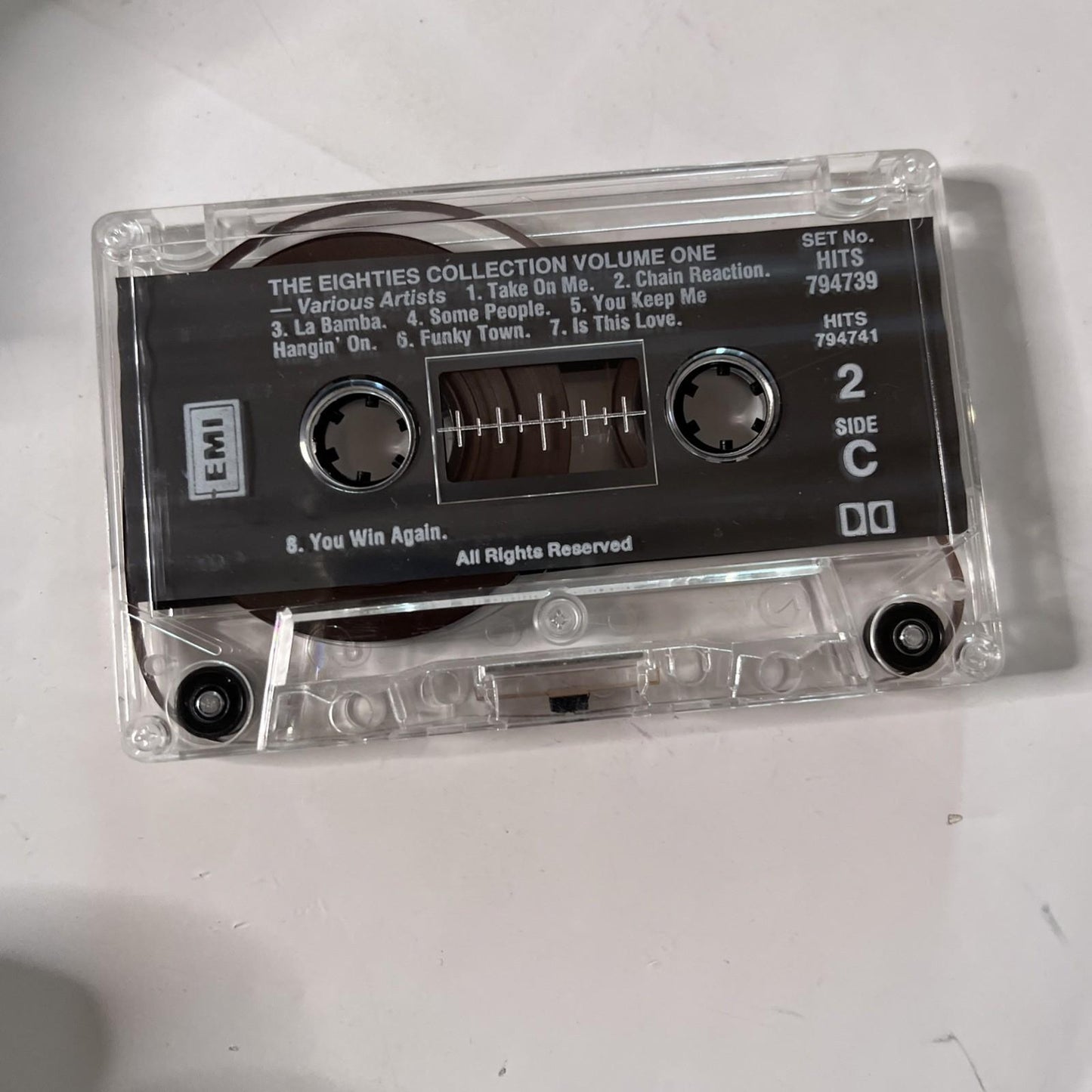 Various – The 80's Collection Volume One (Cassette, 1990, 2-Tapes) Australasia