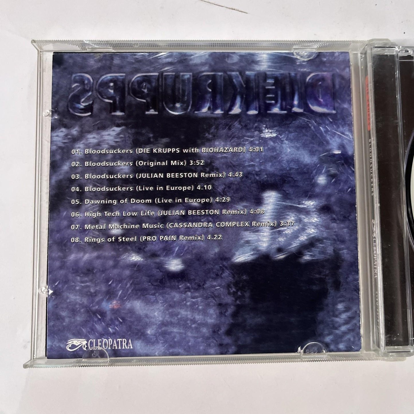 Die Krupps – Bloodsuckers (CD, 1995) US CLEO 9579-2