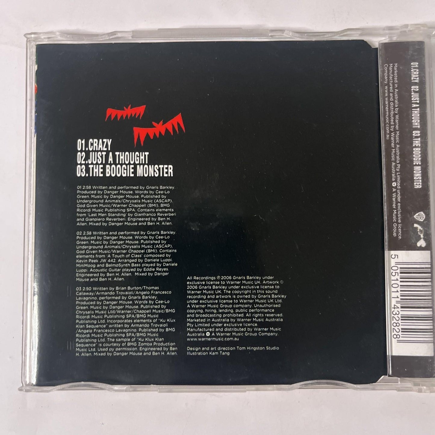 Gnarls Barkley – Crazy (CD, 2006) Australia 5101143282