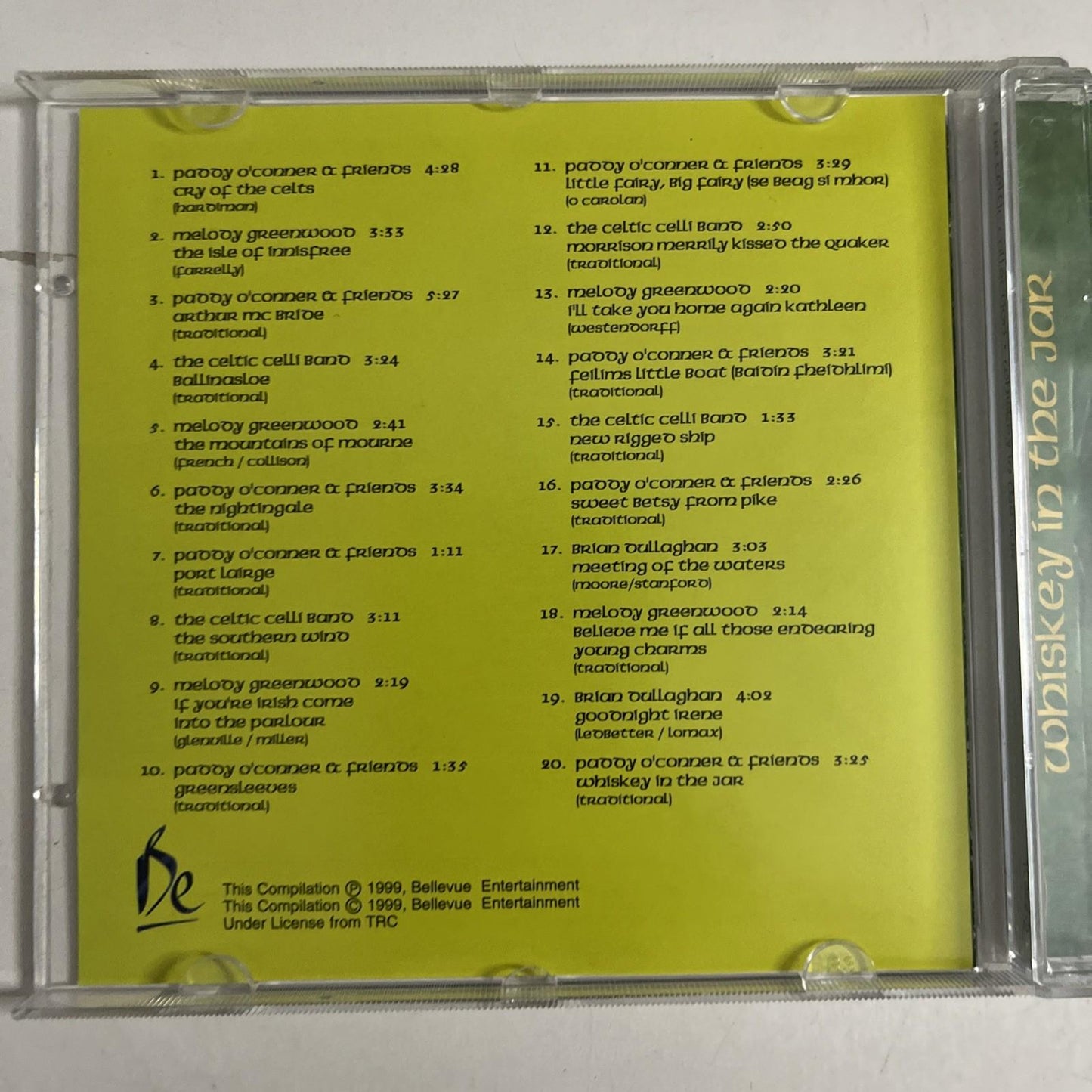 Various – The Celtic Collection: Whiskey In The Jar (CD, 1999) Europe 10322-2