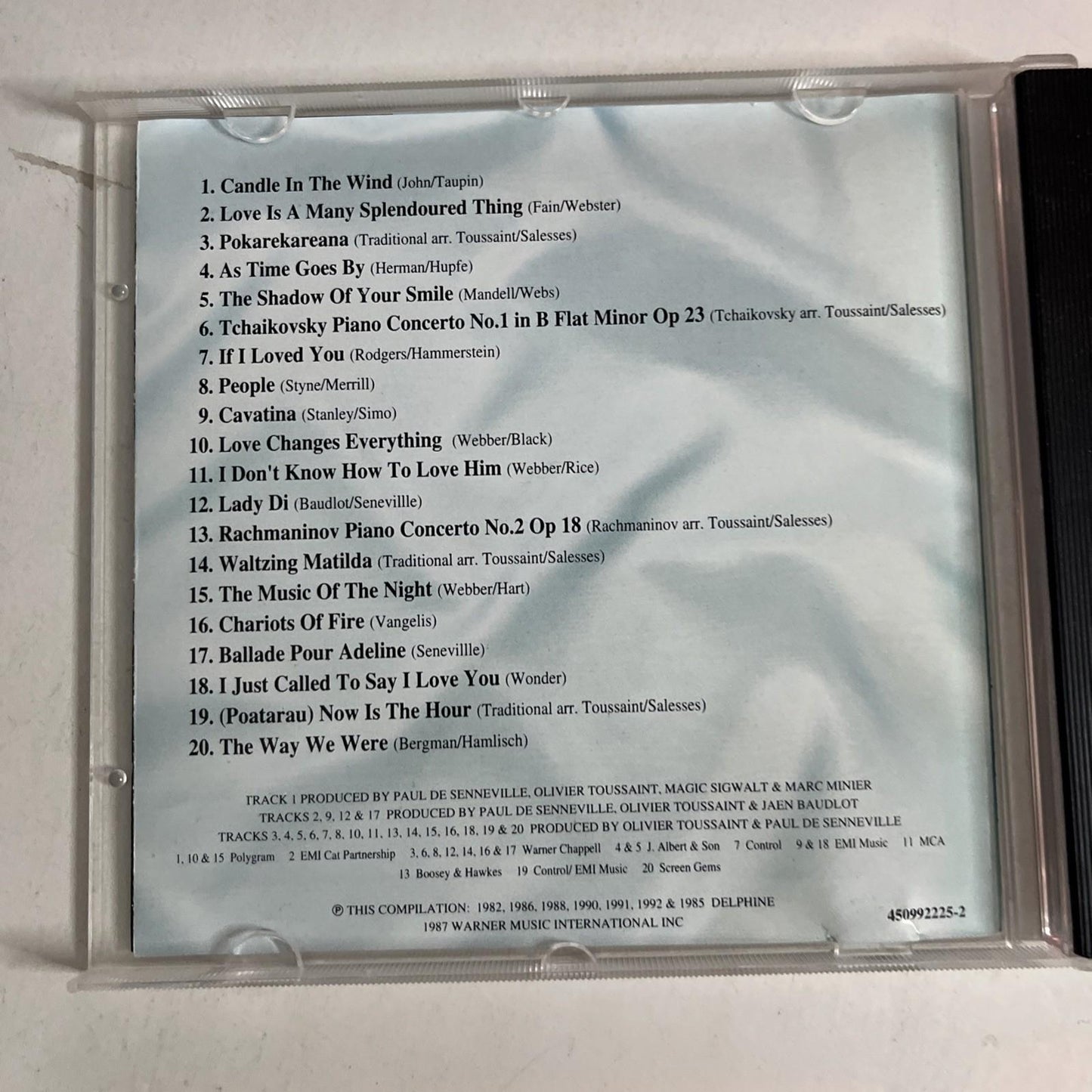 Richard Clayderman - Love Changes Everything (CD, 1992) Album