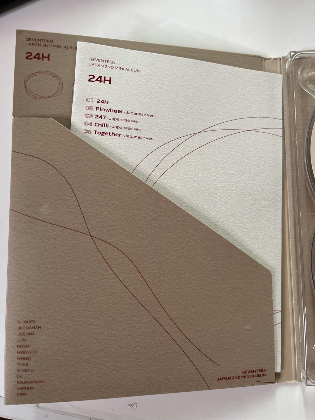 Seventeen - 24H (CD + Blu-ray, 2020, 2-Disc) Japanese Carat Limited Ed PROS-1917