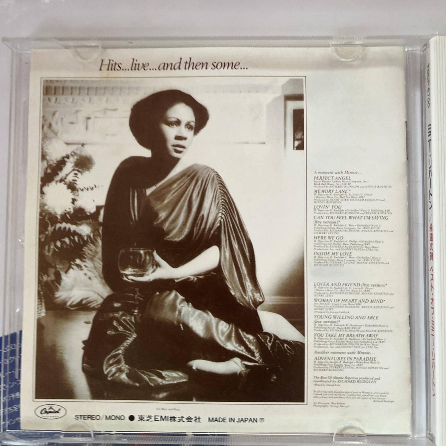 Minnie Riperton – The Best Of Minnie Riperton (CD, 1991) Japan Obi TOCP-6700