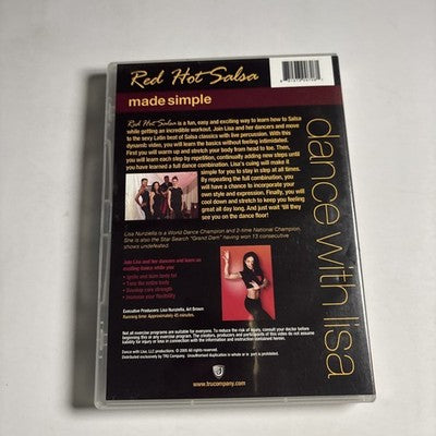 Dance with Lisa Made Simple - Red Hot Salsa (DVD, 2005) All Regions NEW