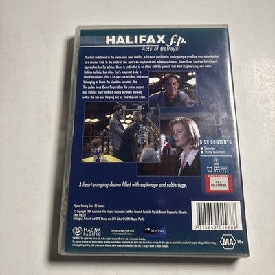 Halifax f.p. : Acts Of Betrayal (DVD, 1994) Rebecca Gibney Region 4 NEW