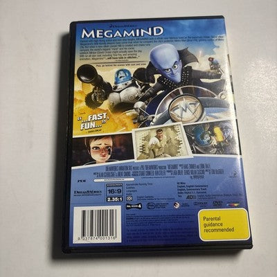 Megamind (DVD, 2010) Ben Stiller, Brad Pitt, J.K. Simmons Region 4 NEW