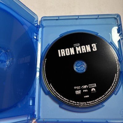 Iron Man 3 (Bluray, 2013) Robert Downey Jr All Regions