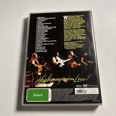 The Highwaymen Live! (DVD, 2006) Johnny Cash All Regions NEW