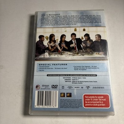Bones : Season 3 (DVD, 2007) Region 4 NEW