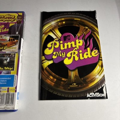 Pimp My Ride PS2 Sony Playstation 2 Manual Included PAL