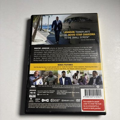 Ballers : Season 2 (DVD, 2016) Dwayne Johnson, Rob Corddry, Region 4 NEW