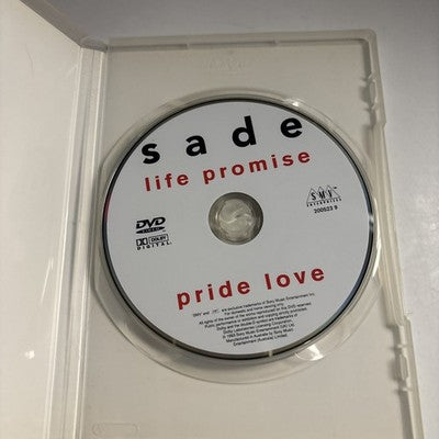 Sade - Life Promise Pride Love (DVD, 1993) All Regions