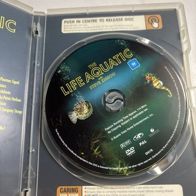 The Life Aquatic (DVD, 2004) Bill Murray Region 4