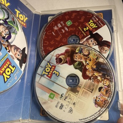 Toy Story / Toy Story 2 / Toy Story 3 (DVD, 2010) Region 4