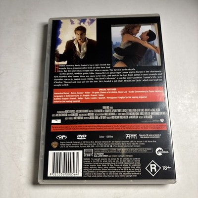 Devil's Advocate (DVD, 1997) Al Pacino, Keanu Reeves Region 4 NEW