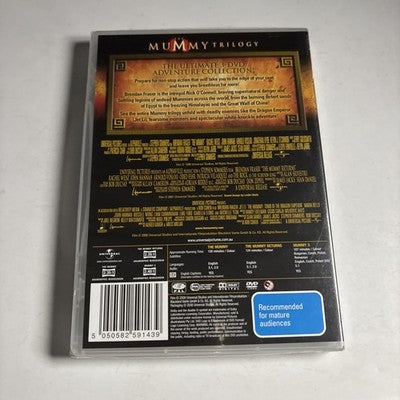 The Mummy Trilogy (DVD, 2008) Brendan Fraser Region 4,2 *New Sealed*