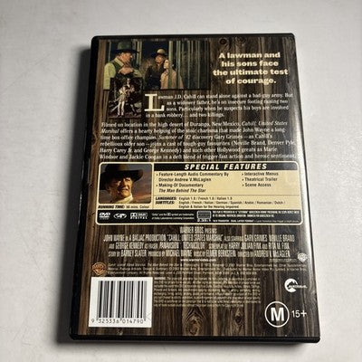 Cahill: United States Marshall (DVD, 1973) John Wayne Region 4 NEW